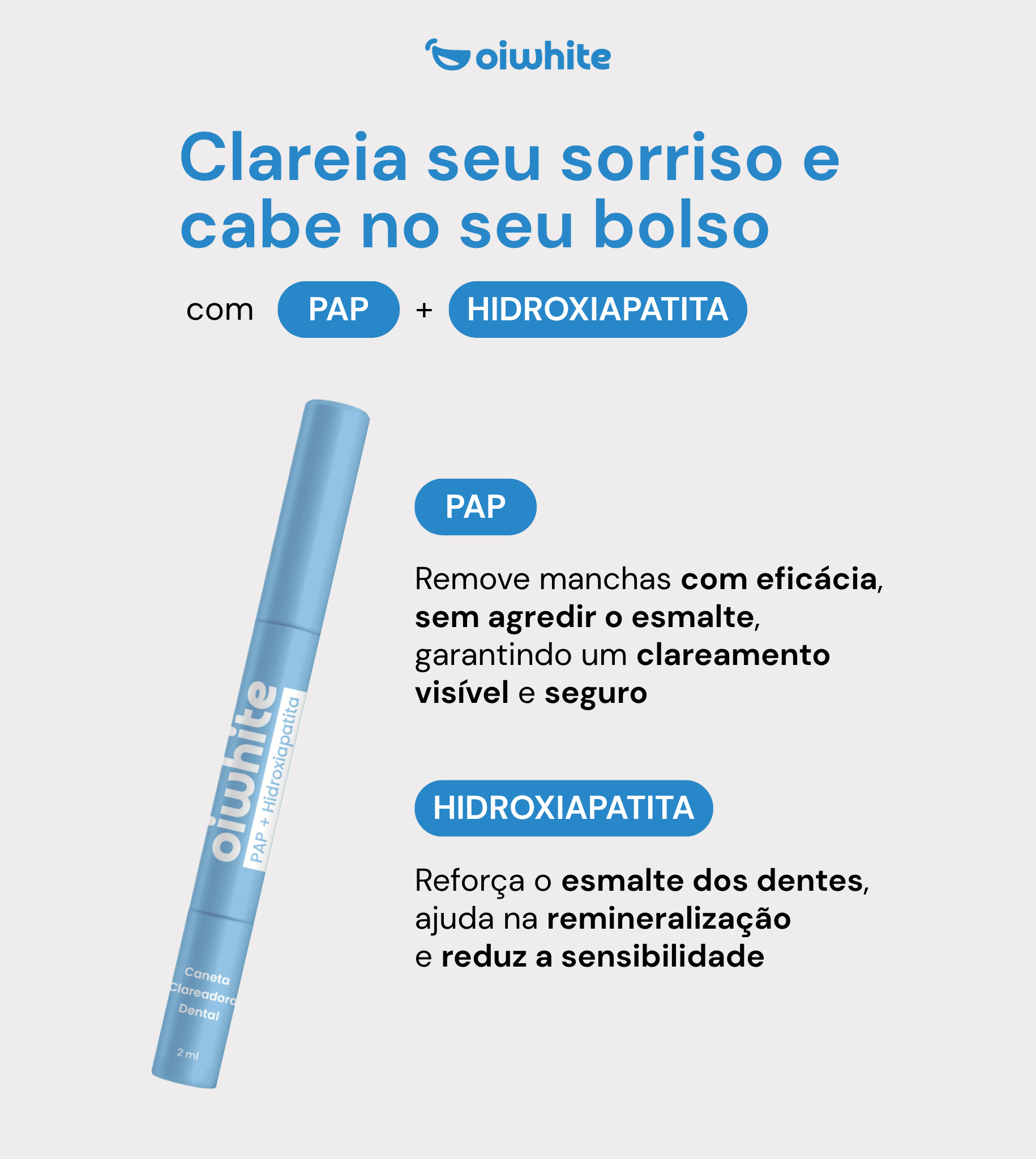 Caneta Clareadora Dental