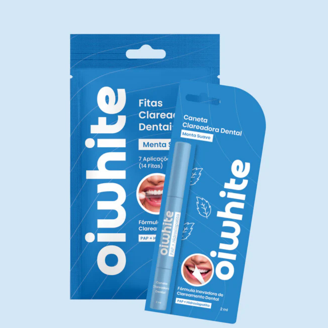 Combo oiwhite: O segredo para um clareamento dental completo e duradouro