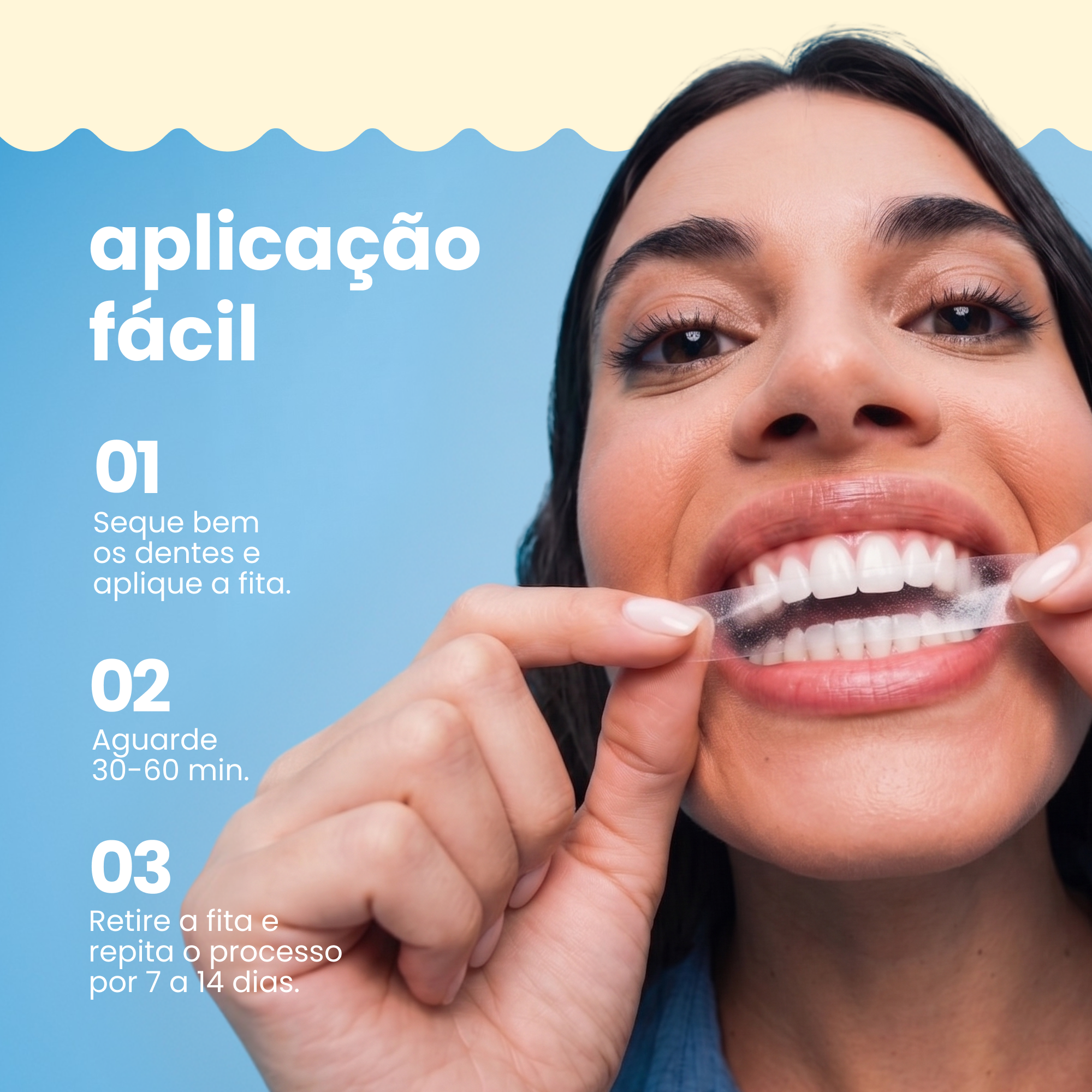 Fitas Clareadoras Dentais